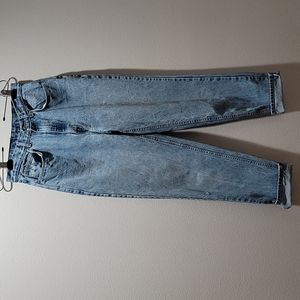JORDACHE 8 Vintage Deadstock  High-Waist Tapered Leg Old School Denim Mom Jean